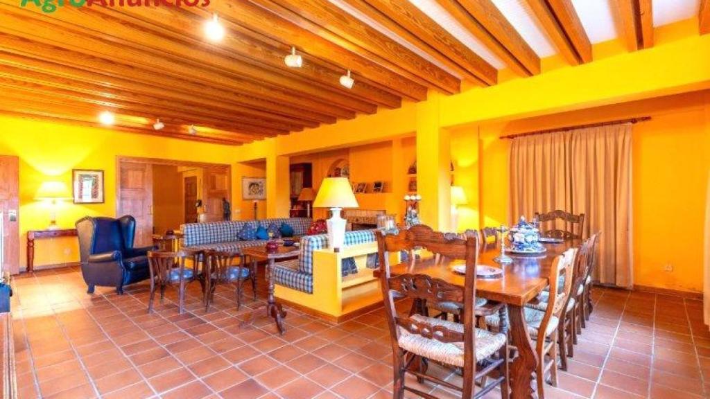 Detalle del interior de la casa.