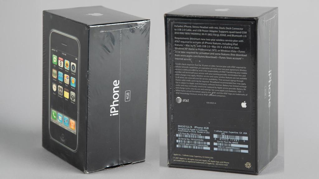 iPhone sellado en su caja.