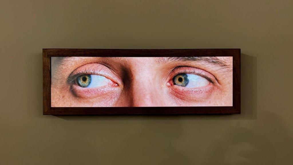 Rafael Lozano-Hemmer: 'Binocular tension', 1992-2025, en Max Estrella. Foto: M.M.