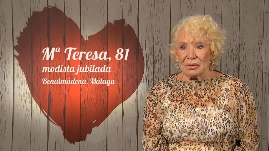 María Teresa, en 'First Dates'