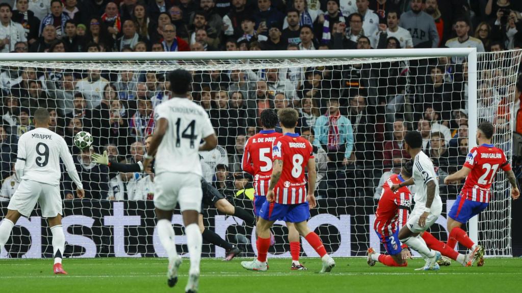 El gol de Rodrygo contra el Atlético de Madrid