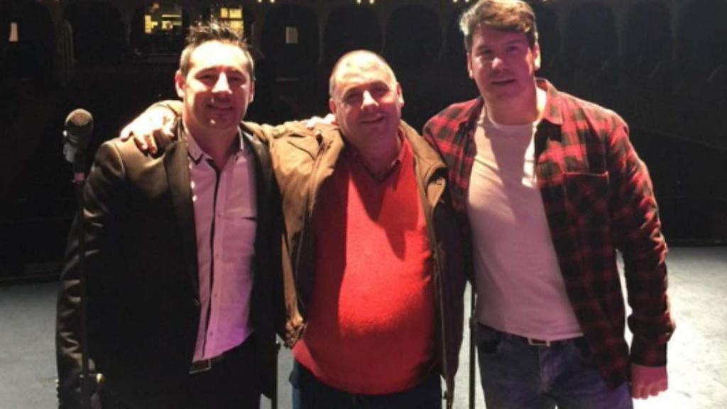 Pedro González junto a su hermano Lucas