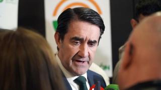El consejero de Medio Ambiente, Vivienda y Ordenación del Territorio, Juan Carlos Suárez-Quiñones, durante su intervención en el 10º Congreso de UPA Castilla y León