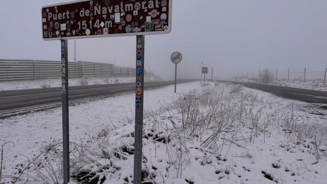 Nieve en Ávila
