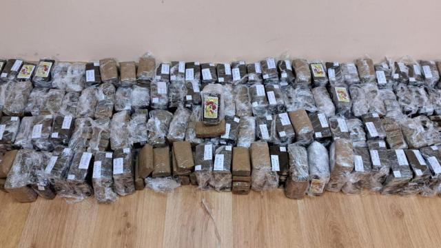 El hachís incautado a un joven en Palencia