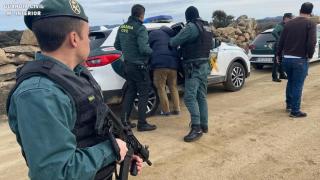 Operativo de la Guardia Civil tras un robo en una vivienda de Puente del Congosto