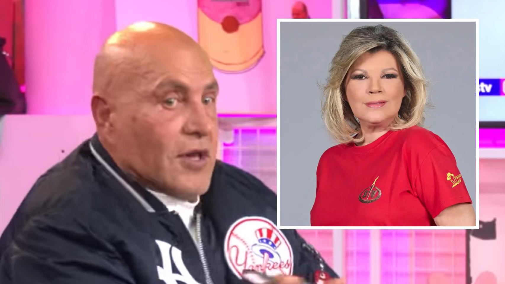 Kiko Matamoros y Terelu Campos en un fotomontaje de BLUPER.