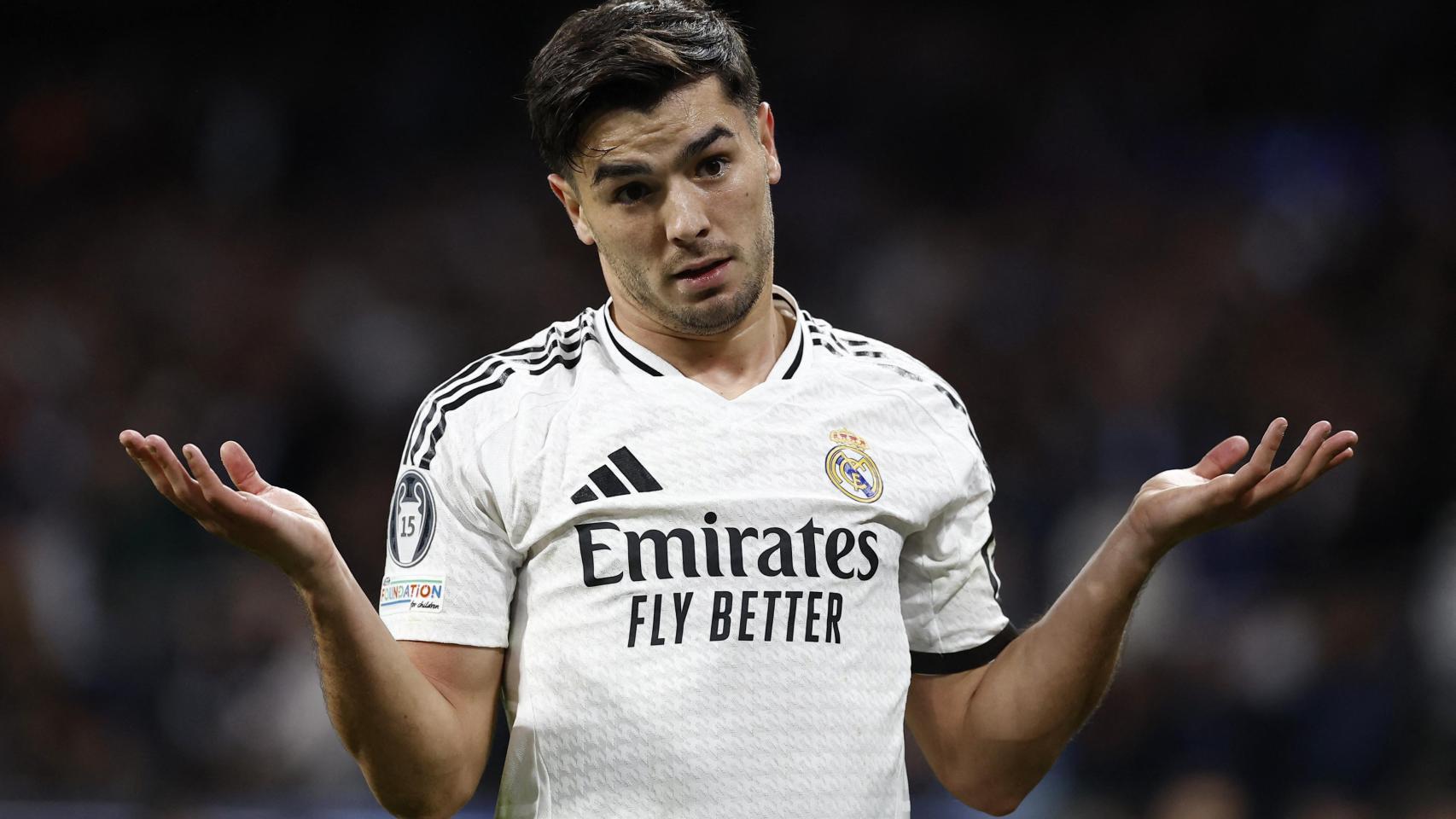 Brahim Díaz celebra su gol ante el Atlético.