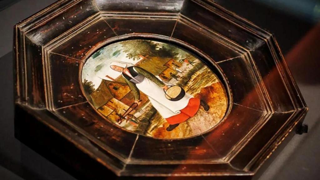 'Mujer llevando brasas' (1626), la obra de Brueghel el Joven recuperada en Países Bajos. Foto: Museo de Gouda/AFP