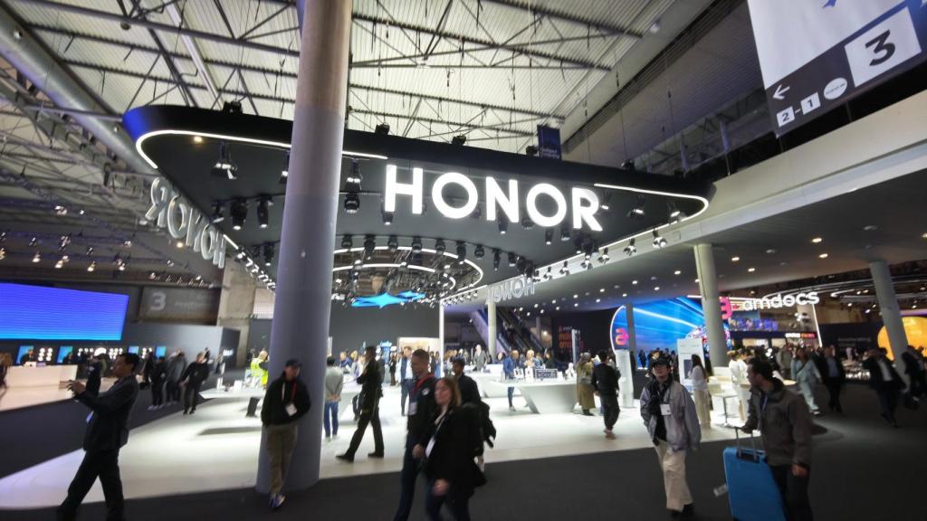 El stand de HONOR en el MWC 2025 de Barcelona