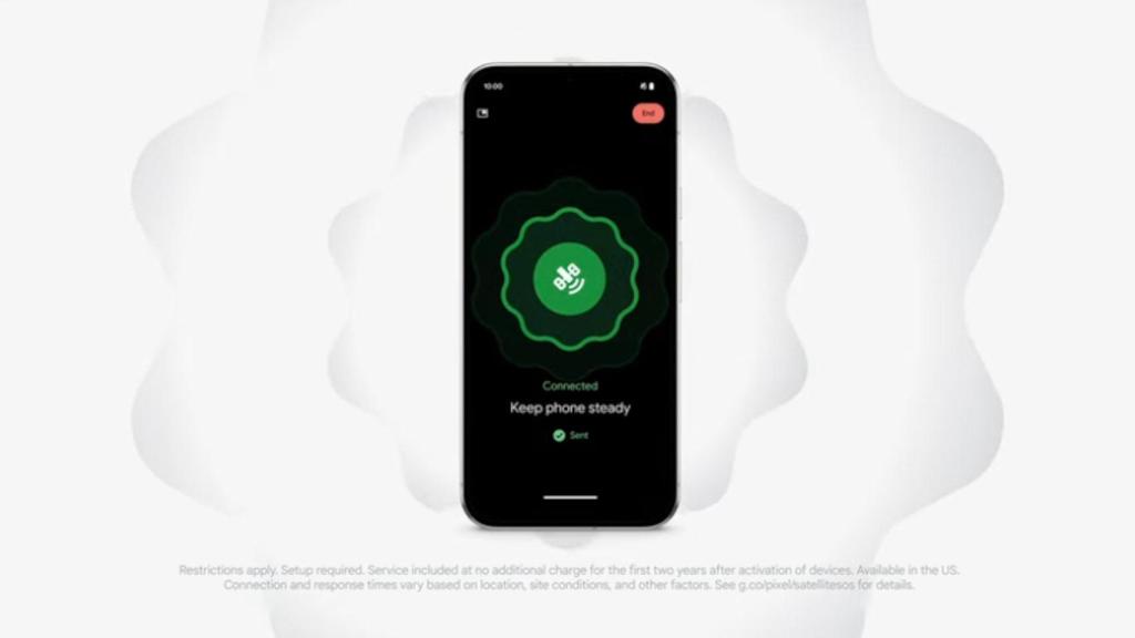 Google Pixel 9 con conectividad por satélite