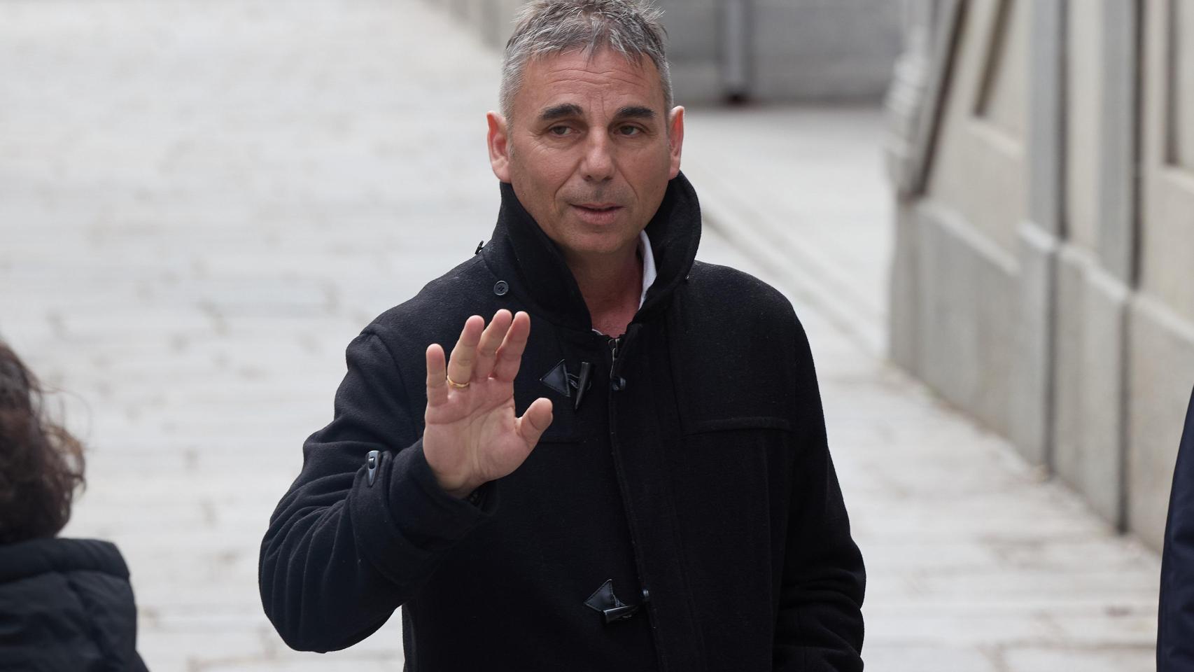 Luis Alberto Escolano, tras declarar en el Supremo este martes.