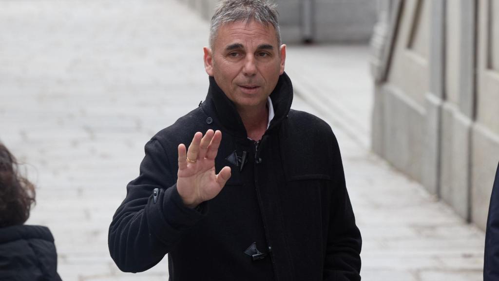 Luis Alberto Escolano, tras declarar en el Supremo este martes.