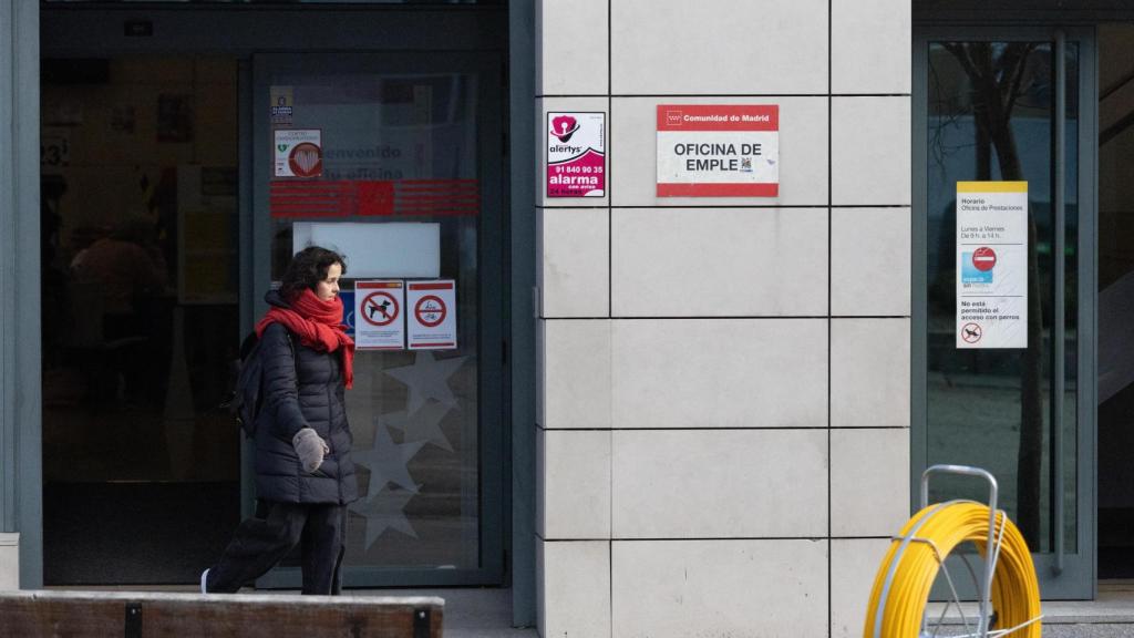 Una oficina de empleo, en Madrid.