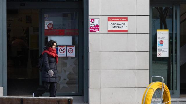 Una oficina de empleo, en Madrid.
