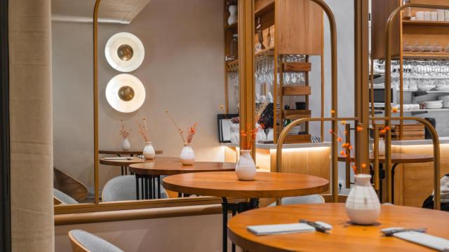 Interior del restaurante Blossom.