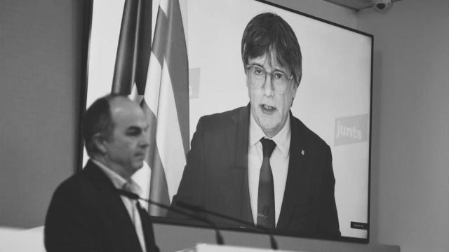 Carles Puigdemont, este martes.