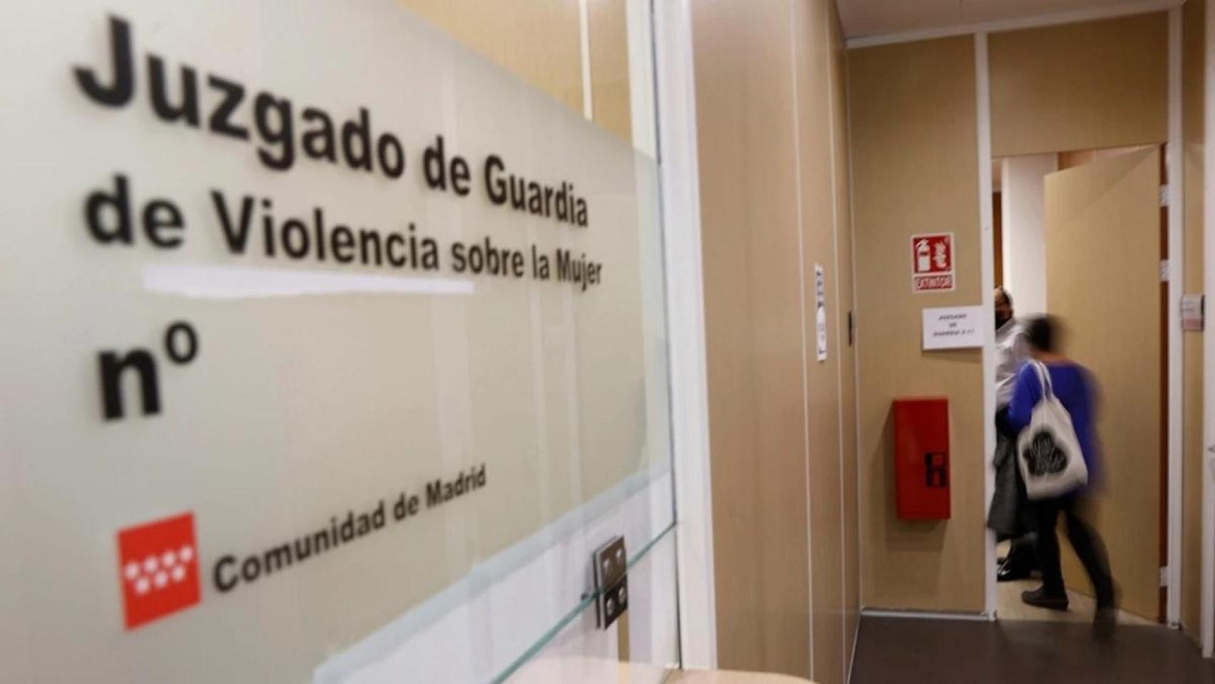 Los Juzgados de Violencia sobre la Mujer de Madrid.