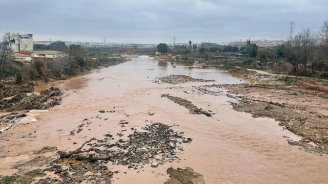Imagen del temporal en Valencia. Ayuntamiento de Manises