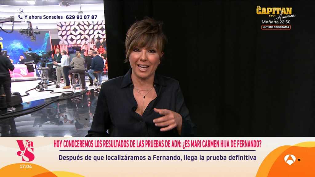 La presentadora ha modificado su mítico flequillo.