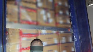 Remolque que estaban intentando robar.