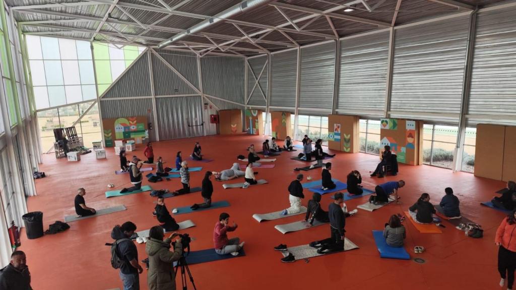 Una actividad para personas con discapacidad en la Lonja