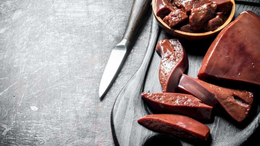 Hígado crudo.