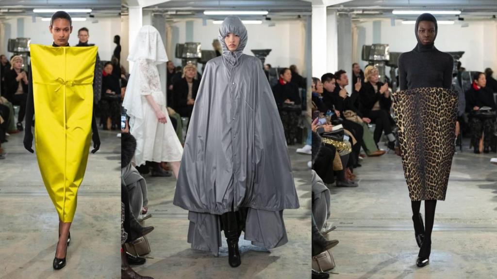 SIluetas del desfile de Marie Adam-Leenaerdt en París.