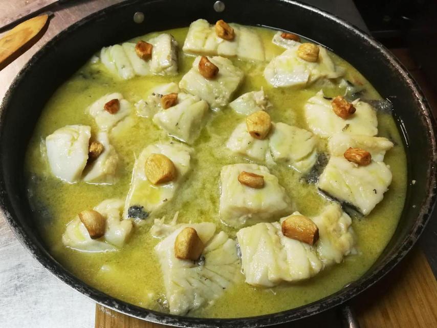 El suculento bacalao de La Posada de Toño