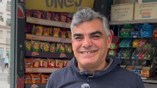 José Hidalgo, quiosquero de la Plaza de la Encarnación.