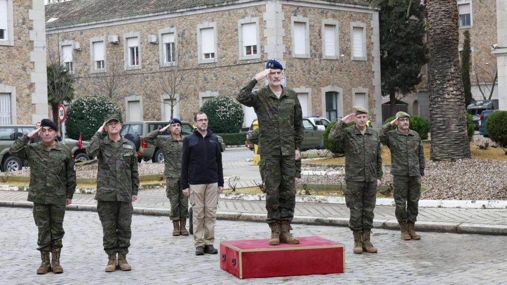Visita del Rey Felipe VI a la Academia de Infantería de Toledo. Foto: Casa Real.