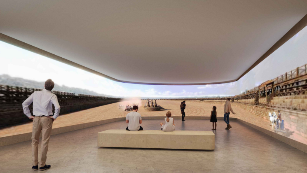 La sala de videomapping.