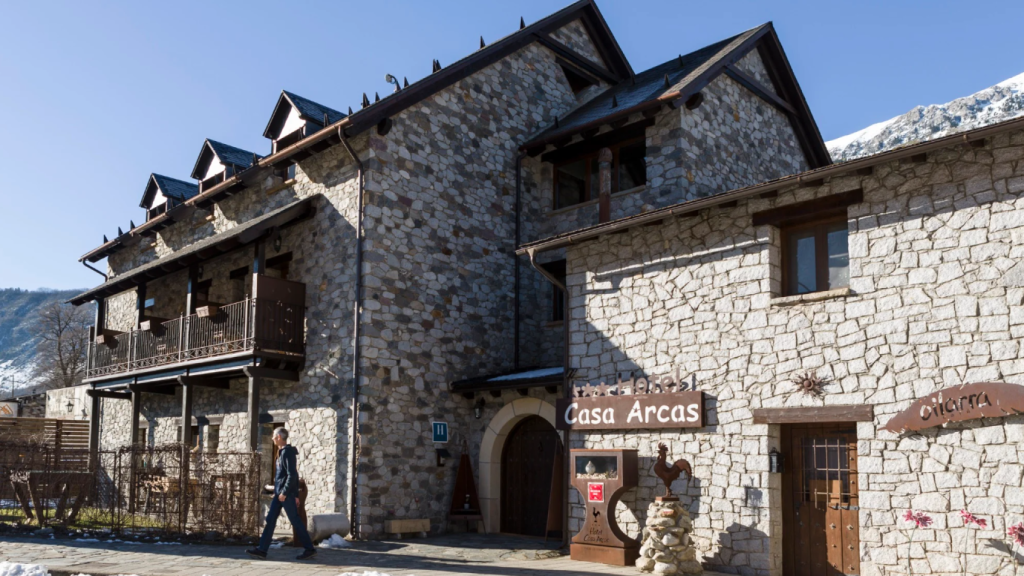 El exterior de Casa Arcas.