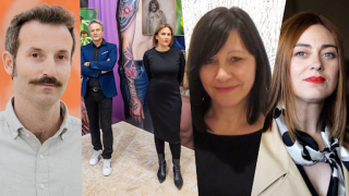 De izquierda a derecha: Antoni Ferrer (Fermay), Nacho Ruiz y Carolina Parra (T20), Ángeles Baños y Chus Villar (Nordés)