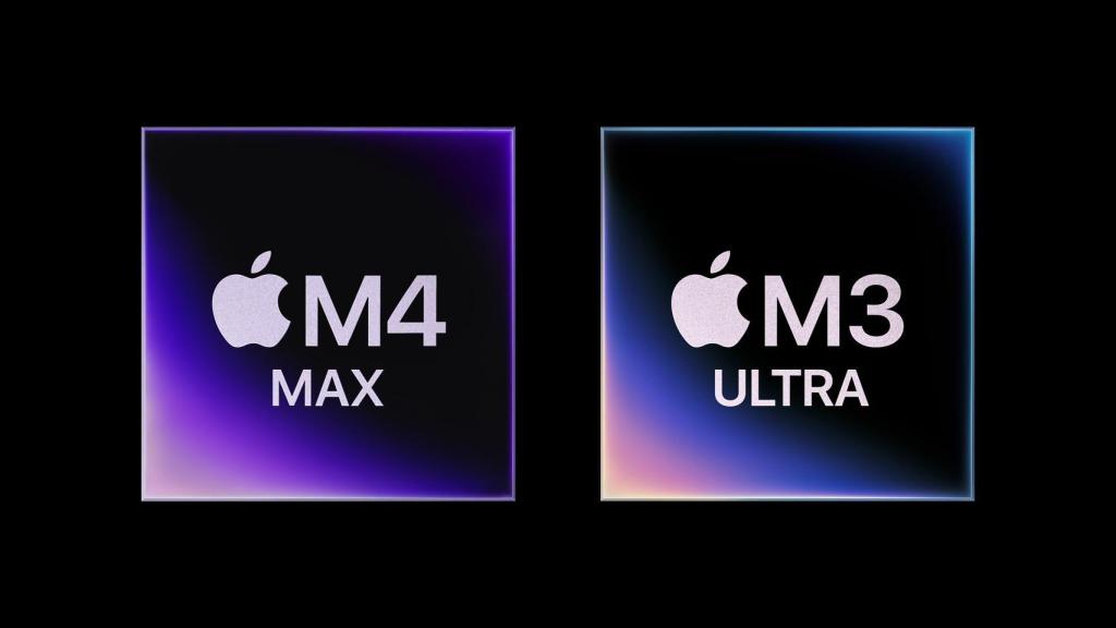 M3 Ultra y M4 Max.