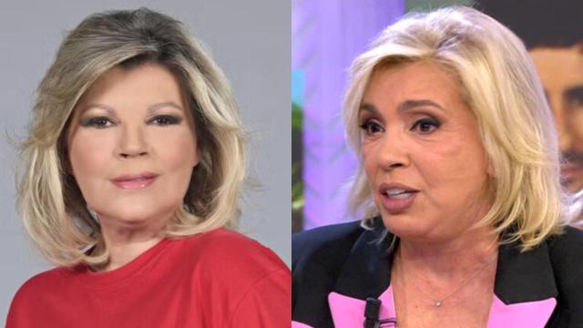 Terelu Campos y Carmen Borrego, en un fotomontaje