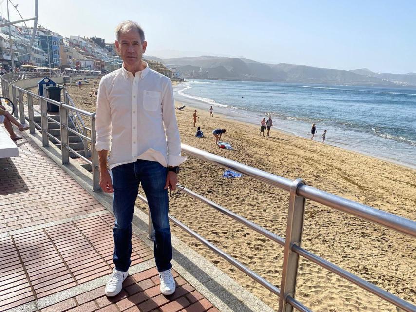 Abel Antón durante unas vacaciones