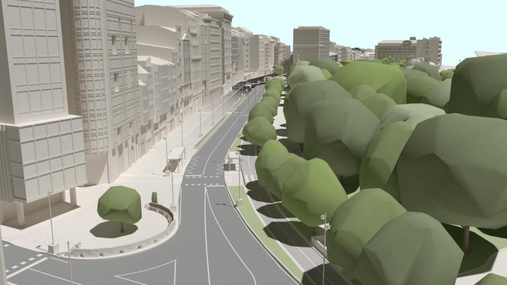 Así será el Cantón Pequeño tras las obras.