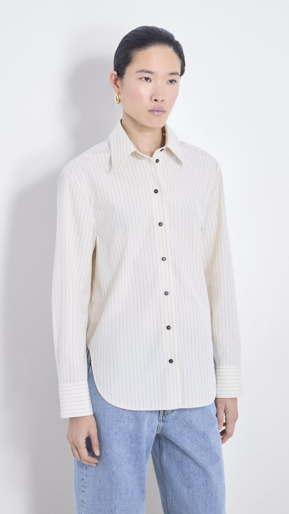 Camisa de rayas de Loulou de Saison.