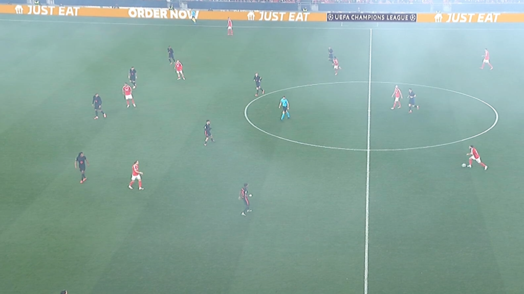 La visibilidad del césped en Da Luz.