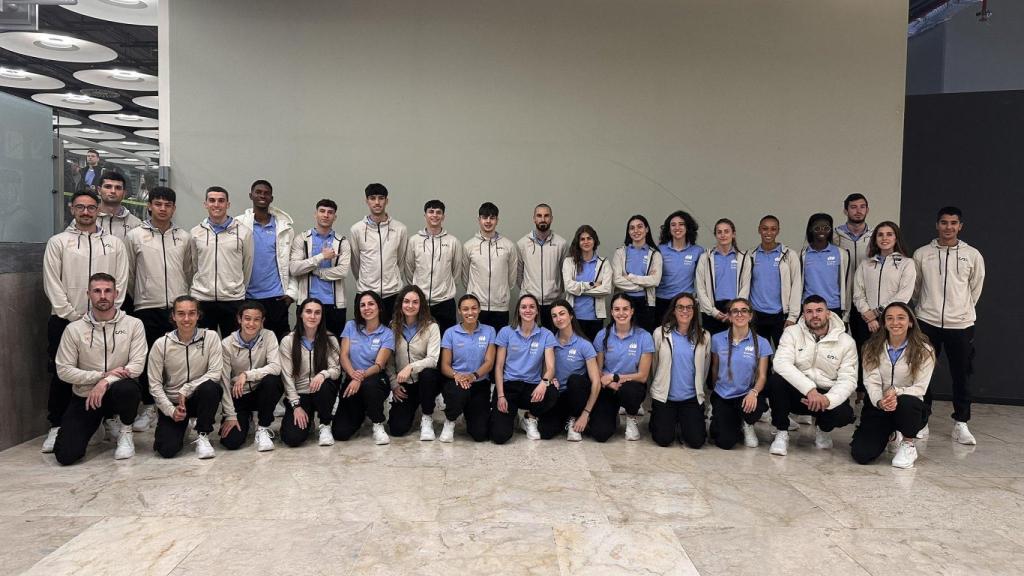 El equipo español de atletismo en el Europeo en Pista Cubierta de Apeldoorn