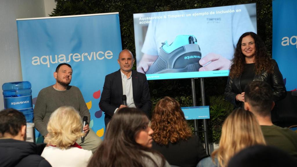 Presentación del nuevo calzado de Aquaservice y Timpers.