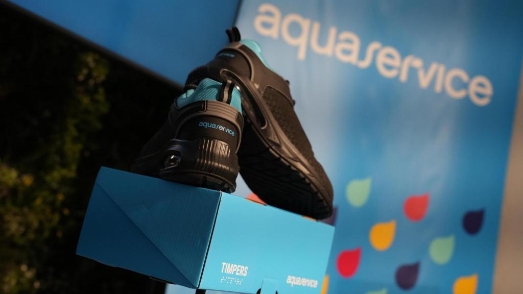 El nuevo calzado de Aquaservice.