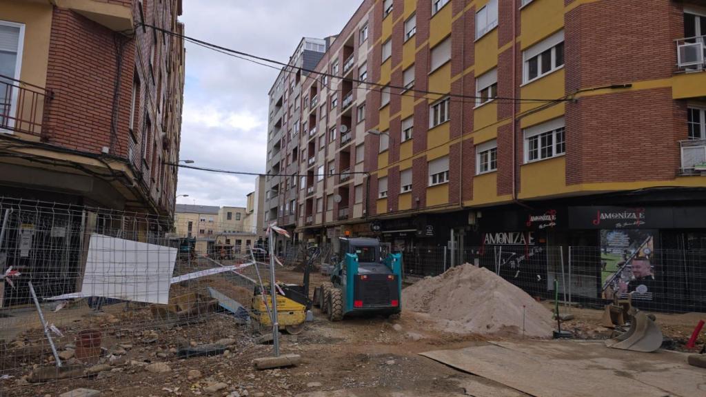 La calle donde ha habido una fuga de gas