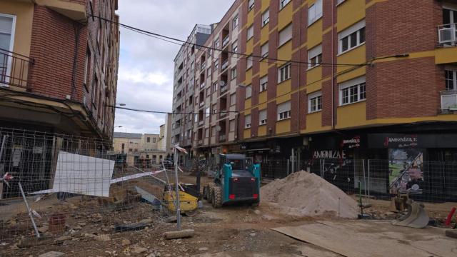 La calle donde ha habido una fuga de gas