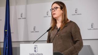 Esther Padilla, consejera portavoz del Gobierno de Castilla-La Mancha.