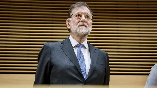 El expresidente del Gobierno Mariano Rajoy este miércoles en el Congreso de los Diputados.