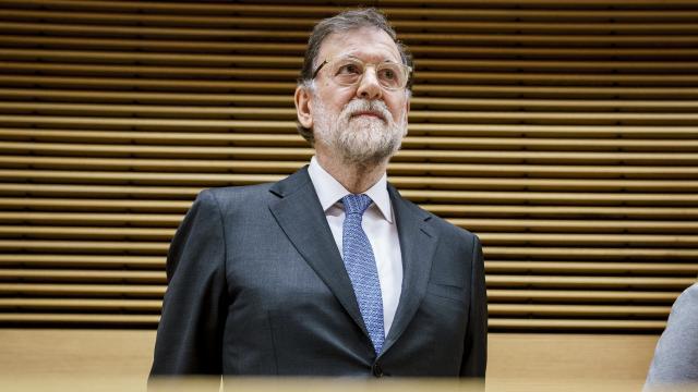 El expresidente del Gobierno Mariano Rajoy este miércoles en el Congreso de los Diputados.
