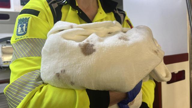 El bebé nacido en Chamartín.