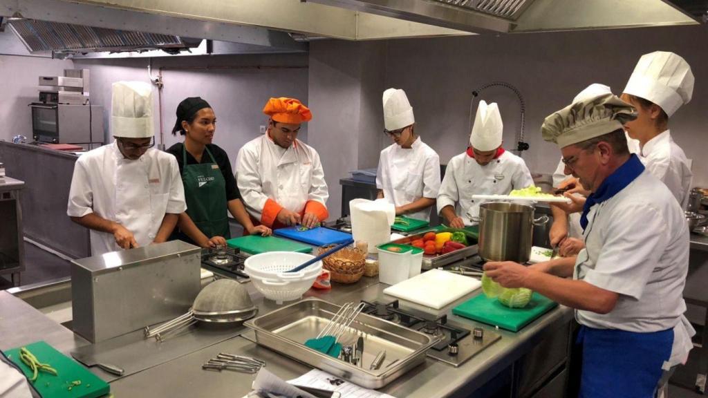 Imagen de uno de los cursos de formación en el sector hotelero.